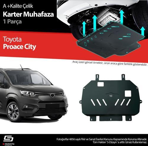 Toyota Proace City Çelik Karter Muhafaza Koruma 2018 Üzeri A+ Kalite