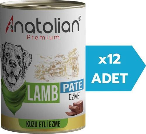 Adult Lamb Pate Kuzulu Yetişkin Köpek Ezme Konserve 400 gr x 12 Adet