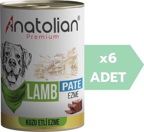 Adult Lamb Pate Kuzulu Yetişkin Köpek Ezme Konserve 400 gr x 6 Adet