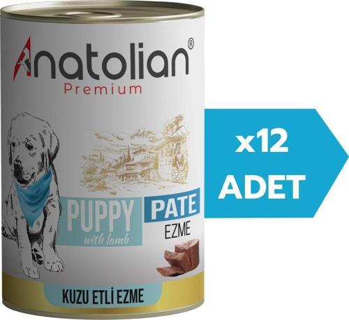 Puppy Lamb Pate Kuzulu Ezme yavru köpek konservesi 400 gr x 12 Adet