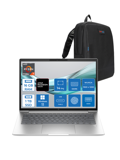 Elitebook 645 G11Ryzen 7 7735U 16GB DDR5 1TB SSD Radeon 680M 14" FHD Wuxga Windows 11Pro HPA05CMAWP01