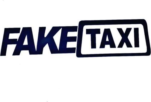 Fake Taxi Sticker Duvar Dekor Sticker 40 x 8 cm