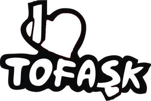Tofaşk Oto Arka Cam Sticker 15 x 10 cm