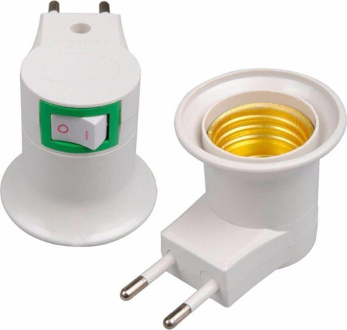 Anahtarlı Aç-kapa On/off Lu E27 Duylu Ampul Yuvası Ampül Duyu