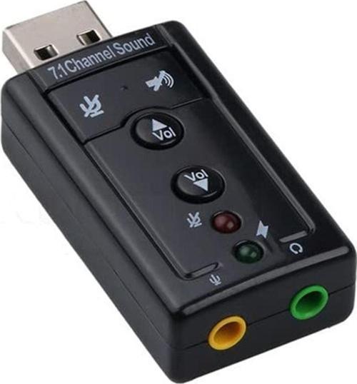 Harici Usb 7.1 Kanal Usb 3.5 Mm Ses Kartı Jack Dönüştücü
