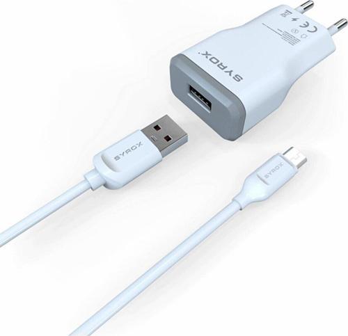 LG G Pro Lite Uyumlu Mikro Usb Girişli 2.0 Amper Şarj Aleti+Kablo Şarj Cihazı - j15