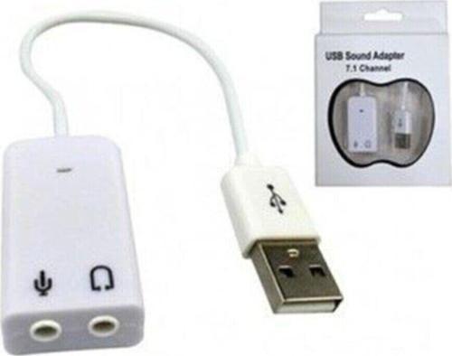 Ses Kartı Çevirici Usb 7+1 Dönüştürücü Laptop Harici Ses Kartı 3d