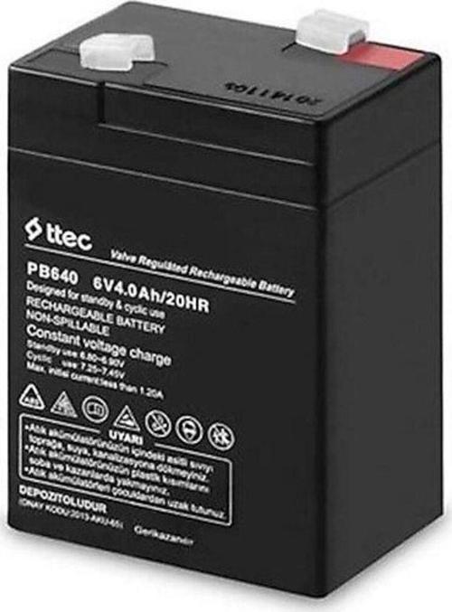 6V 4Ah 6 volt 4 amper KURU AKÜ BATARYA PİL - 6 VOLT 4 AMPER AKÜ PİL BATARYASI & BATTERY