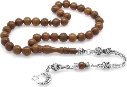 Kararmaz Metal Püsküllü Açık Renk Küre Kesim Kuka Tesbih