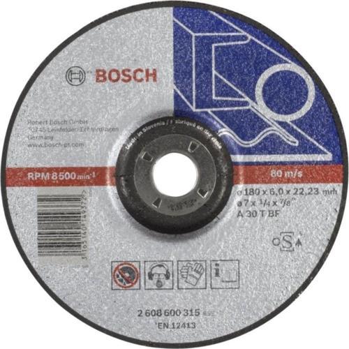- 180*6,0 Mm Expert Serisi Bombeli Metal Taşlama Diski (Taş)