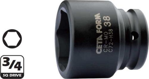 C72-H55 3/4” 6 Köşe Havalı Lokma Anahtar-55 Mm