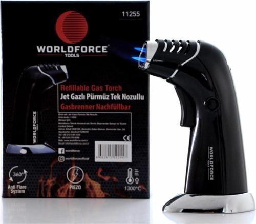11255 Turbo Torch Piezo 1300° Doldurulabilir Jet Pürmüz