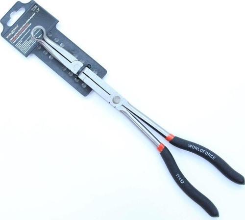 11432 Mafsallı Uzun Buji Pensesi Halka Çene S2 Çelik Malzeme Profesyonel Alet 13" 340 Mm
