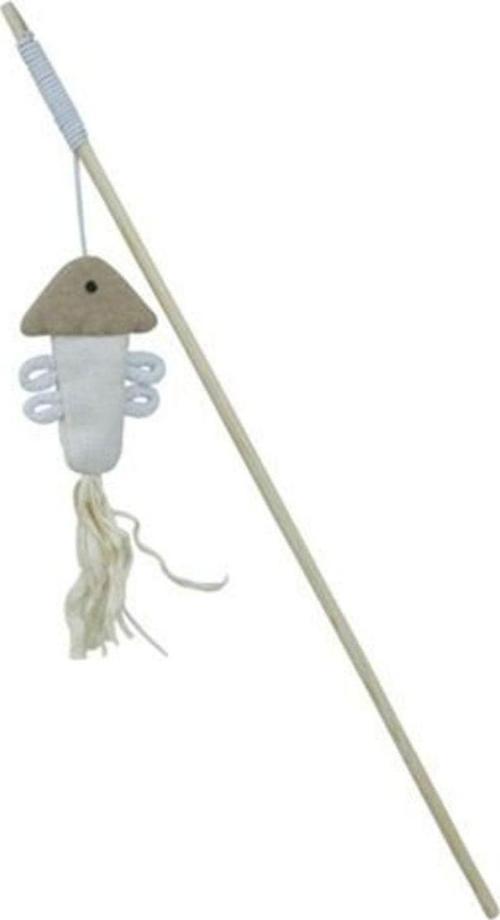 Çevre Dostu Püsküllü Balık Kedi Oltası, 40 Cm