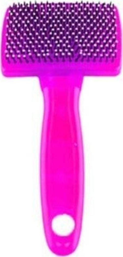 Slion Top Başlıklı Kedi Ve Köpek Fırçası Pembe