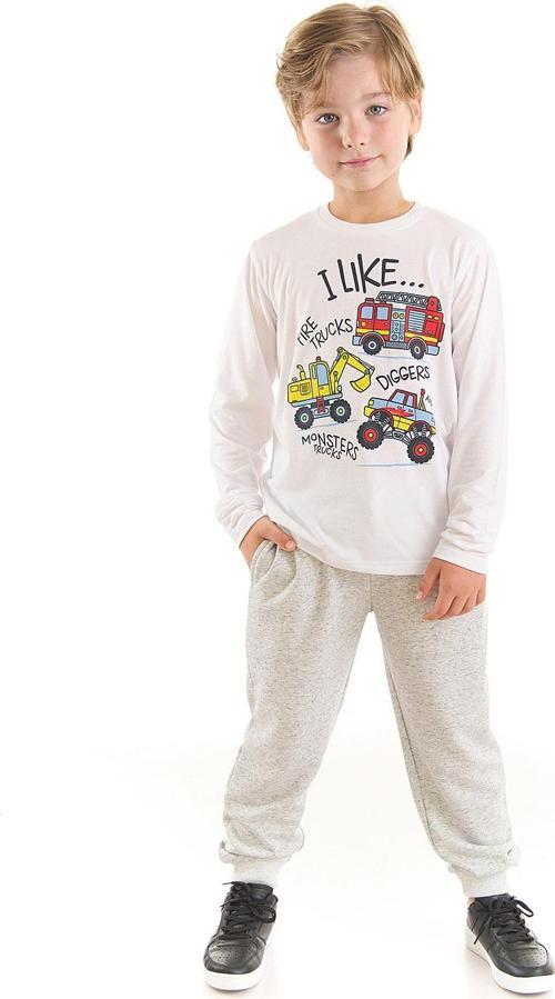 İnşaat Araçları Erkek Çocuk T-shirt Pantolon Takım