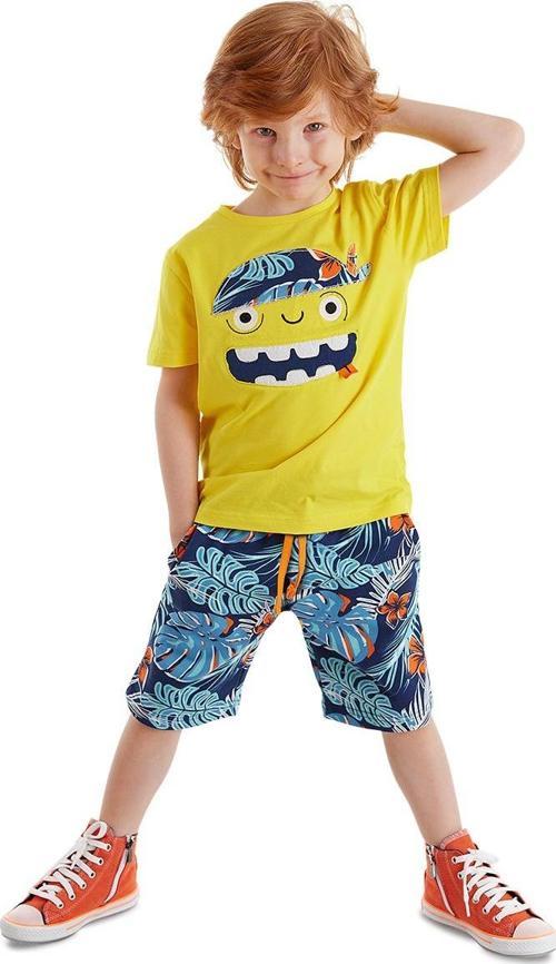 Hawai Korsan Erkek Çocuk Yazlık T-shirt Şort Takım