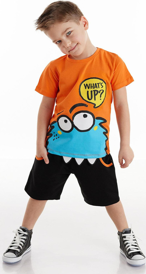 Whatsup Monster Erkek Çocuk T-shirt Şort Takım