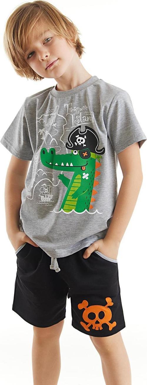 Korsan Timsah Erkek Çocuk T-shirt Şort Takım