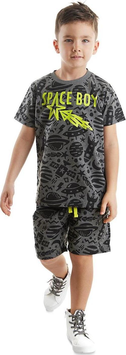 Uzay Roket Erkek Çocuk Yazlık T-shirt Şort Takım