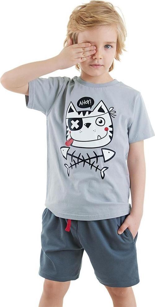 Ahoy Kedi Erkek Çocuk Yazlık T-shirt Şort Takım