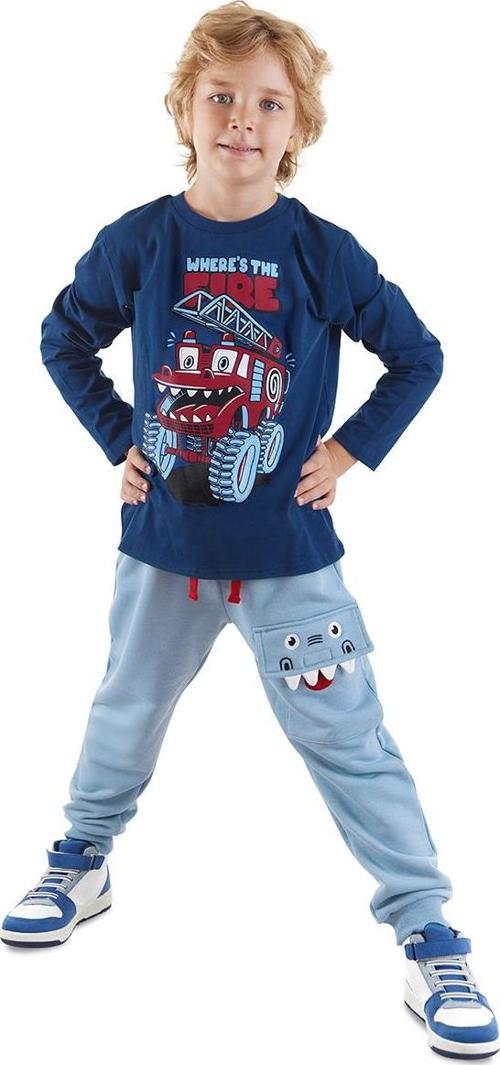 Canavar İtfaiye Erkek Çocuk T-shirt Eşofman Altı Takım