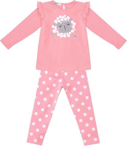 Kuzucuk Kız Bebek Pembe Tunik Tayt Takım