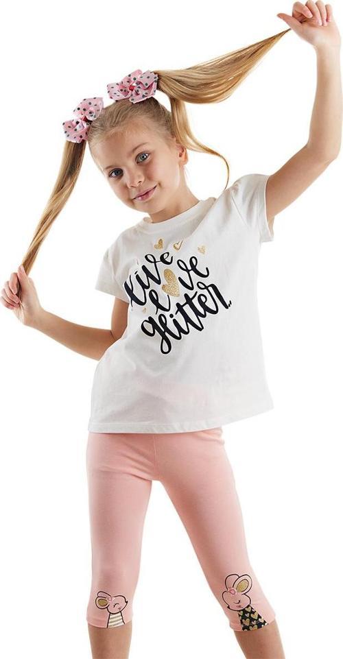 Sevimli Fareler Kız Çocuk Yazlık T-shirt Tayt Takım