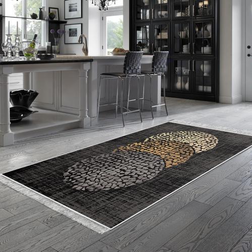 Kaymaz Taban Djt Mutfak Halısı Star Pamuk Saçaklı Modern E4052