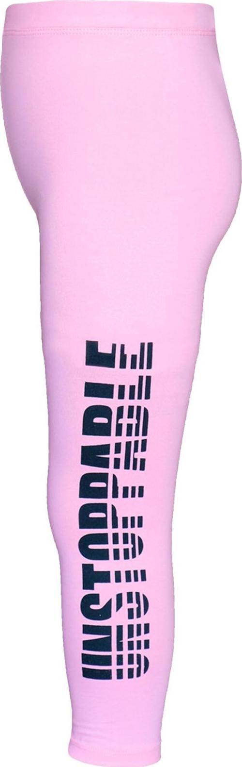 Pembe Unstoppable Baskılı Likralı Kız Çocuk Mevsimlik Tayt