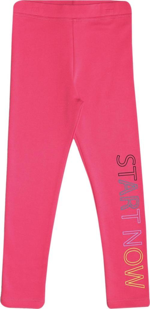 Nar Çiçeği Start Now Baskılı Kız Çocuk Kışlık Şardonlu Kız Çocuk Tayt