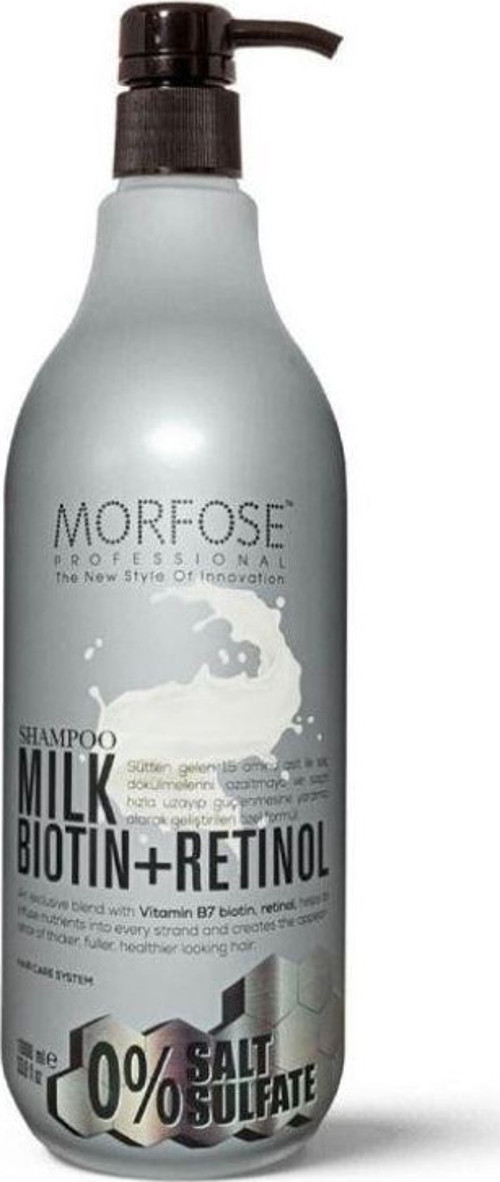 Milk Biotin + Retinol Tuzsuz Şampuan 1000 ml