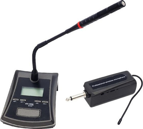 MAGICVOICE MV-H01 UHF ŞARJLI ALICI RECEVIER KABLOSUZ KÜRSÜ MİKROFONU