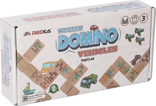RD5649 Ahşap Domino Oyunu Araçlar -Redka