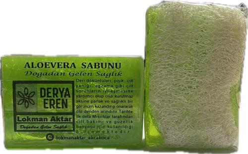 Doğal Kabak Lifli Aloevera Sabunu 100-120gr 1Adet