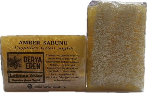 Doğal Kabak Lifli Amber Sabunu 100-120gr 1Adet