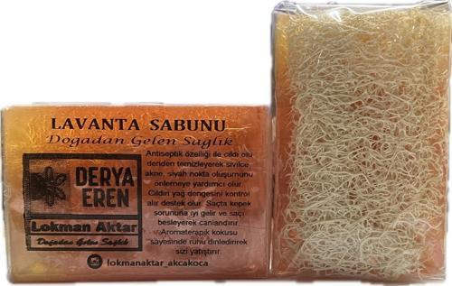 Doğal Kabak Lifli Lavanta Sabunu 100-120gr 1Adet