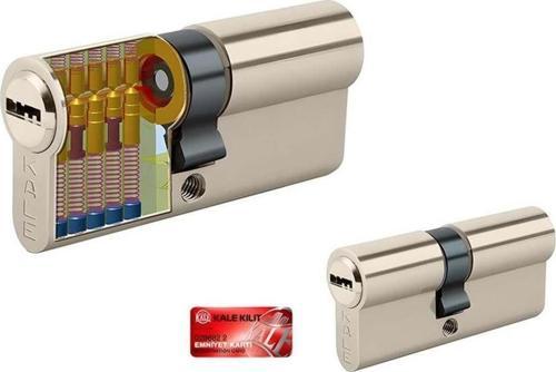 Bilyalı Silindir Emniyet Kartlı 33 10 33 Mm 76 Mm Nikel