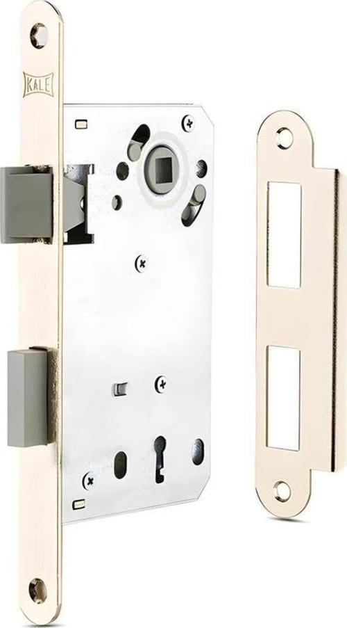 Sessiz 221 Seri Klasik Anahtarlı Iç Kapı Gömme Kilit Nikel Oval 50/18 Mm