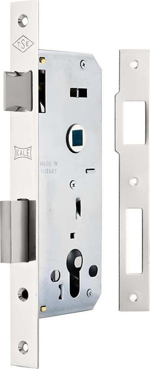Silindirli Gömme Kilit 152 R Serisi Köşeli 40/23 Mm Nikel