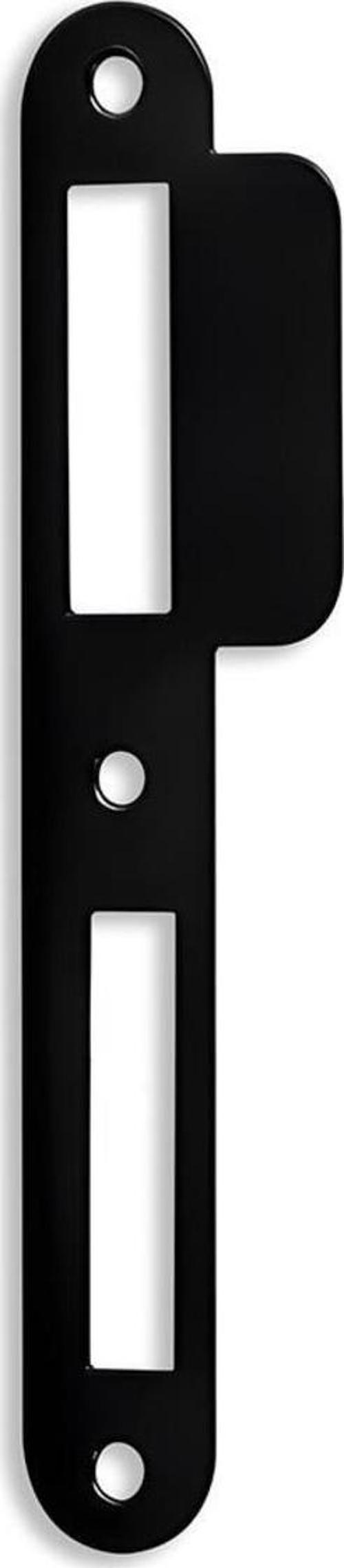 Paslanmaz Kilit Karşılığı Kulaklı 14 Mm Siyah