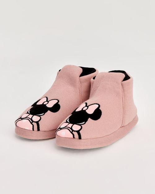 Mıcke - Mickey Mouse Figürlü Kadın Panduf