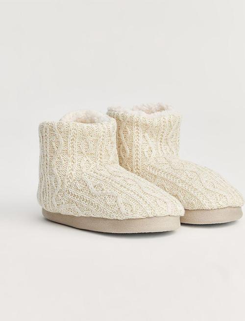 Trey - Sim Detaylı Örme Kadın Panduf