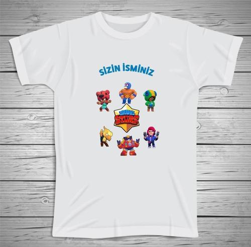 Çocuklara Özel Isim Baskılı Tshirt , Micro Polyester Terletmez Kumaş