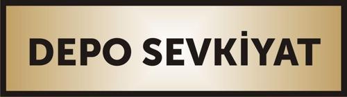 Depo Sevkiyat Yazılı Kapı Levhası ,Yönlendirme Levhası ,Gold Renkli Aliminyum Levha