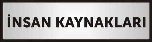 Insan Kaynakları Yazılı Kapı Yazısı ,Yönlendirme Levhası ,Gümüş Renkli Aliminyum Levha