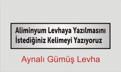 Kişileştirilebilir Ofis Kapısı Aliminyum Isimlik Levhası ,Yönlendirme Levhası,Aynalı Gümüş Levha