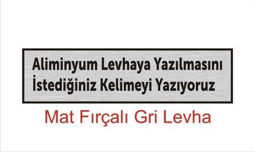 Kişileştirilebilir Ofis Kapısı Aliminyum Isimlik Levhası ,Yönlendirme Levhası,Fırçalı Gri Levha