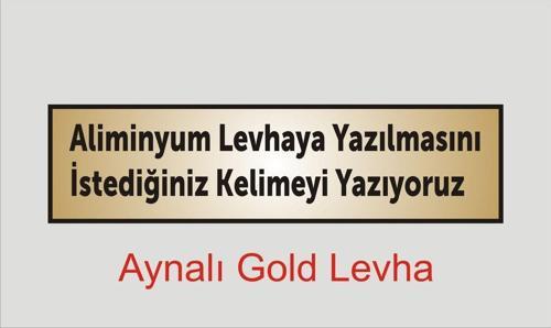 Kişileştirilebilir Ofis Kapısı Aliminyum Isimlik Levhası ,Yönlendirme Levhası,Gold Aliminyum Levha