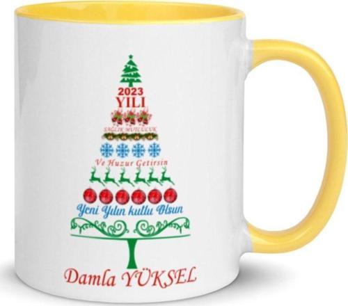 Yeni Yıl 2023 Kişiye Özel Isim Baskılı Bardak, Yeni Yıl